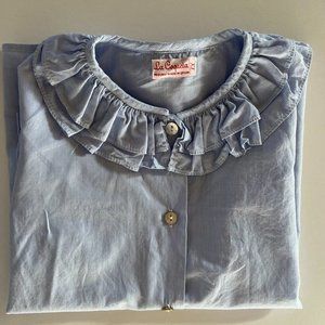 NWOT La Coqueta Pinstripe Cotton Long-Sleeve Blouse, Age 7 Years - from London